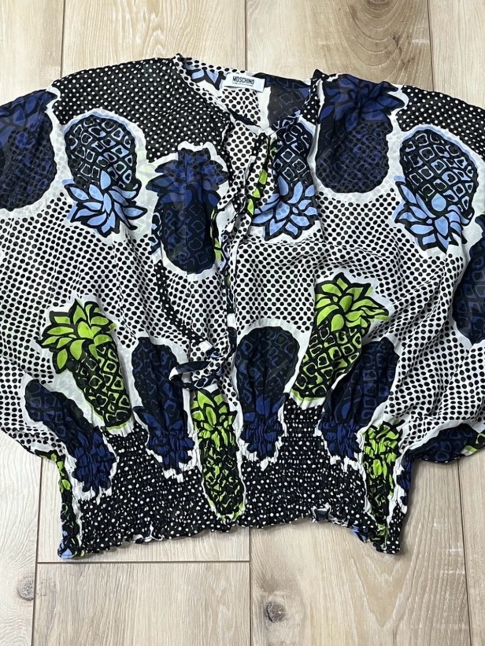 Moschino cheapandchic Womens Silk Blouse Printed
